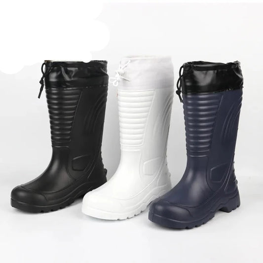 EXCARGO Men's Waterproof Winter Snow Boots