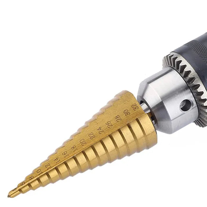 4-32 mm 4-20 mm HSS Titanium Coated Step Drill