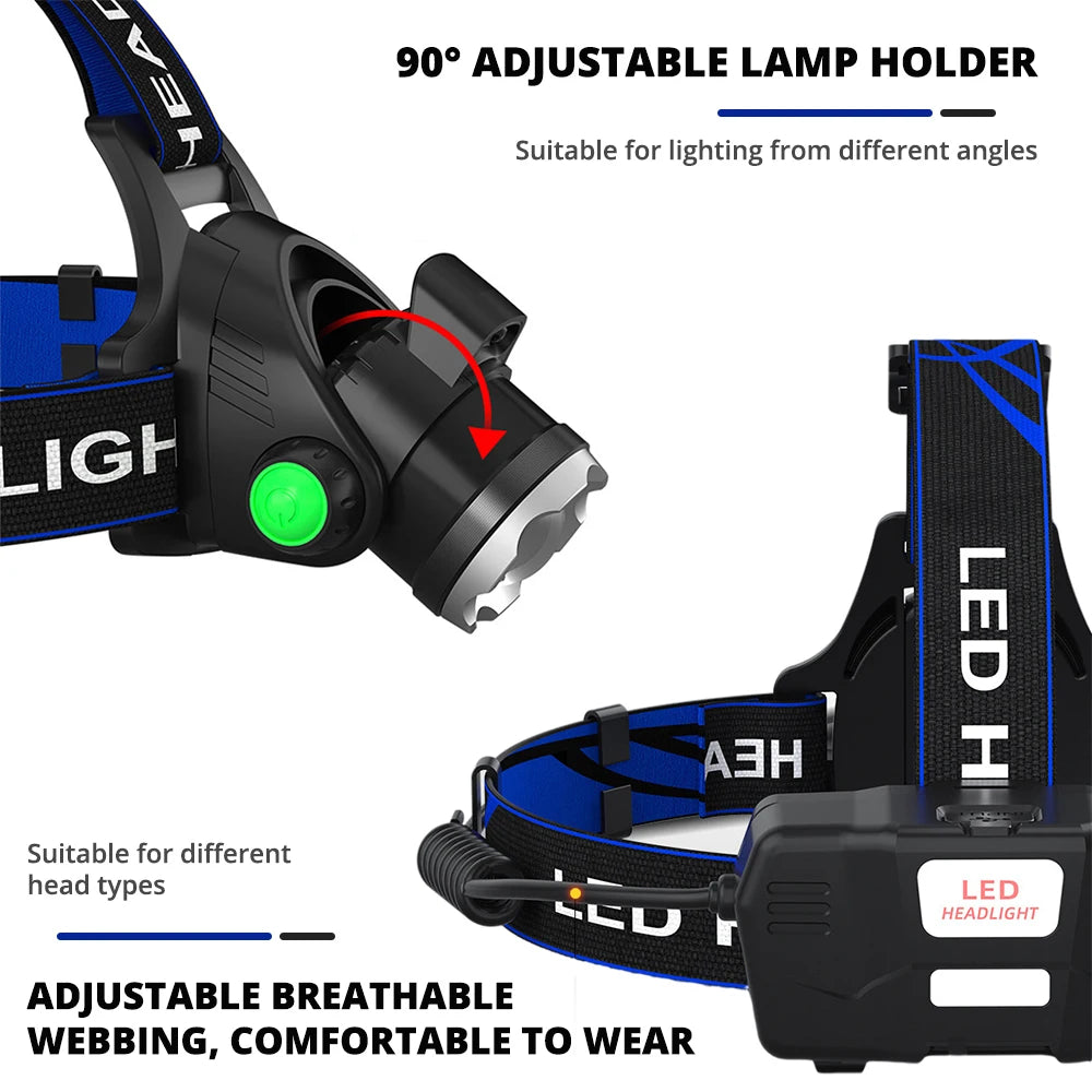 High power LED Headlamp Fishing Headlight