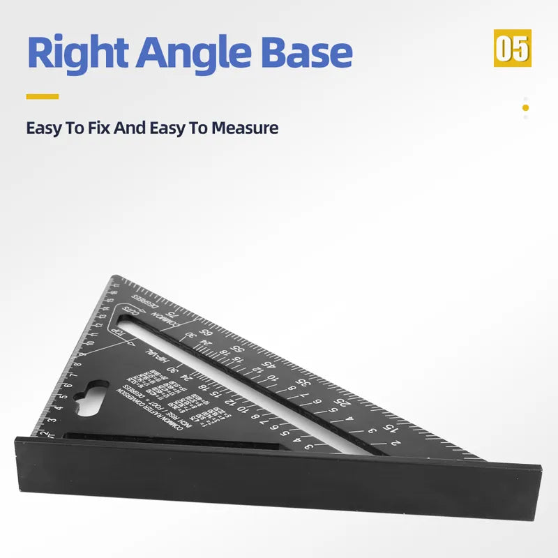 Triangle Ruler 7Inch Measurement Tool