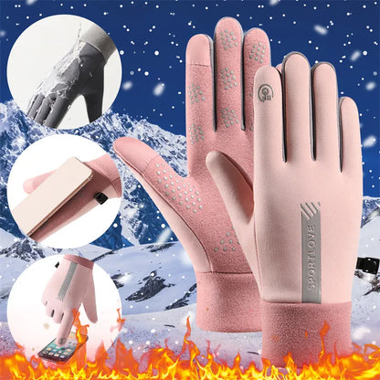 Women Cycling Bike Cold Resistance Gloves