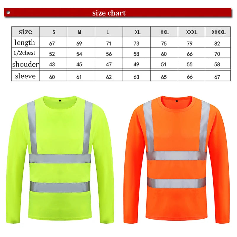 High Visibility Shirts Reflective Safety