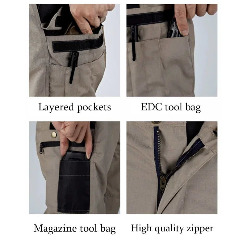 Men's Cargo Multi Pockets Trousers