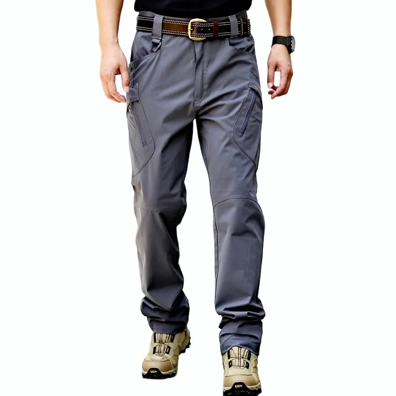 Men Slim Outdoor Waterproof Army Cargo Pants