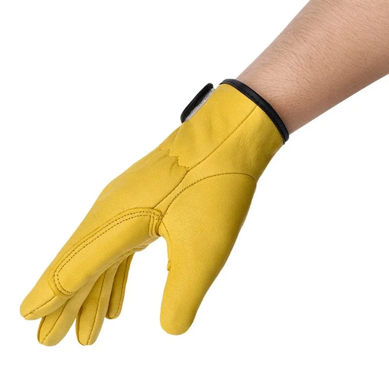 Work gloves sheepskin leather