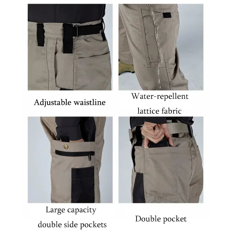 Men's Cargo Multi Pockets Trousers