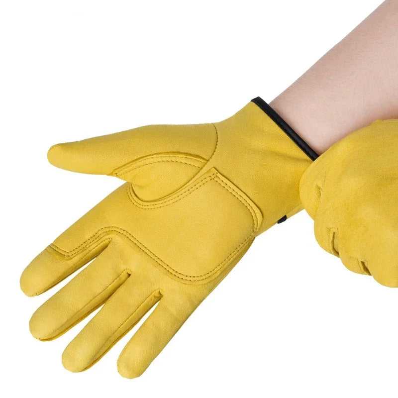 Work gloves sheepskin leather