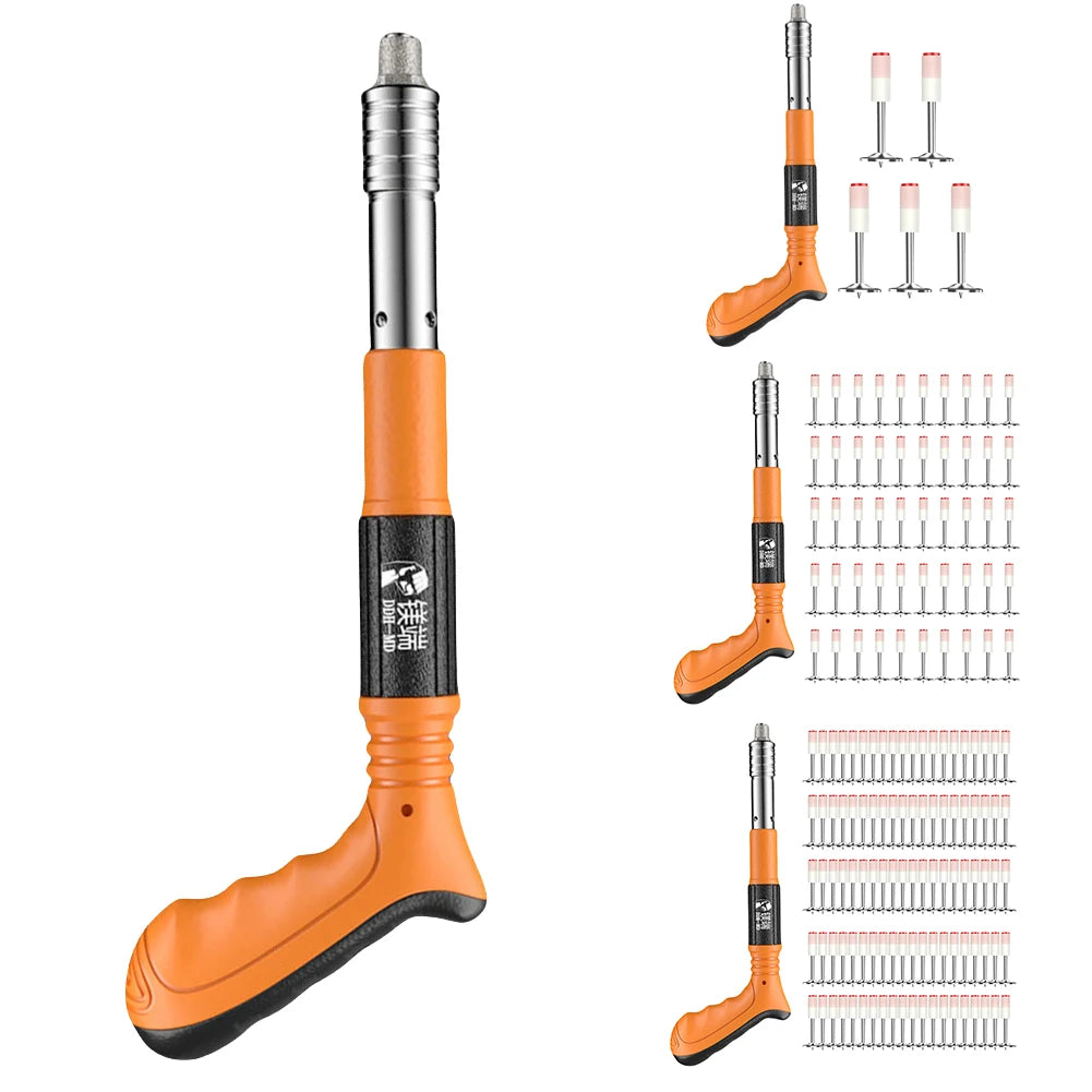 Manual Steel Nail Gun Set Adjustable Silence