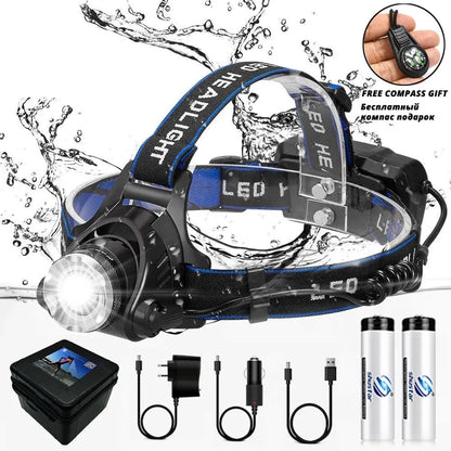 High power LED Headlamp Fishing Headlight